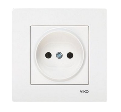 Priza fara impamintare Karre Viko by Panasonic. Alb